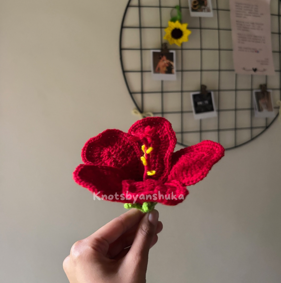 Handmade Crochet Flower: Everlasting Floral Decor for Your Home