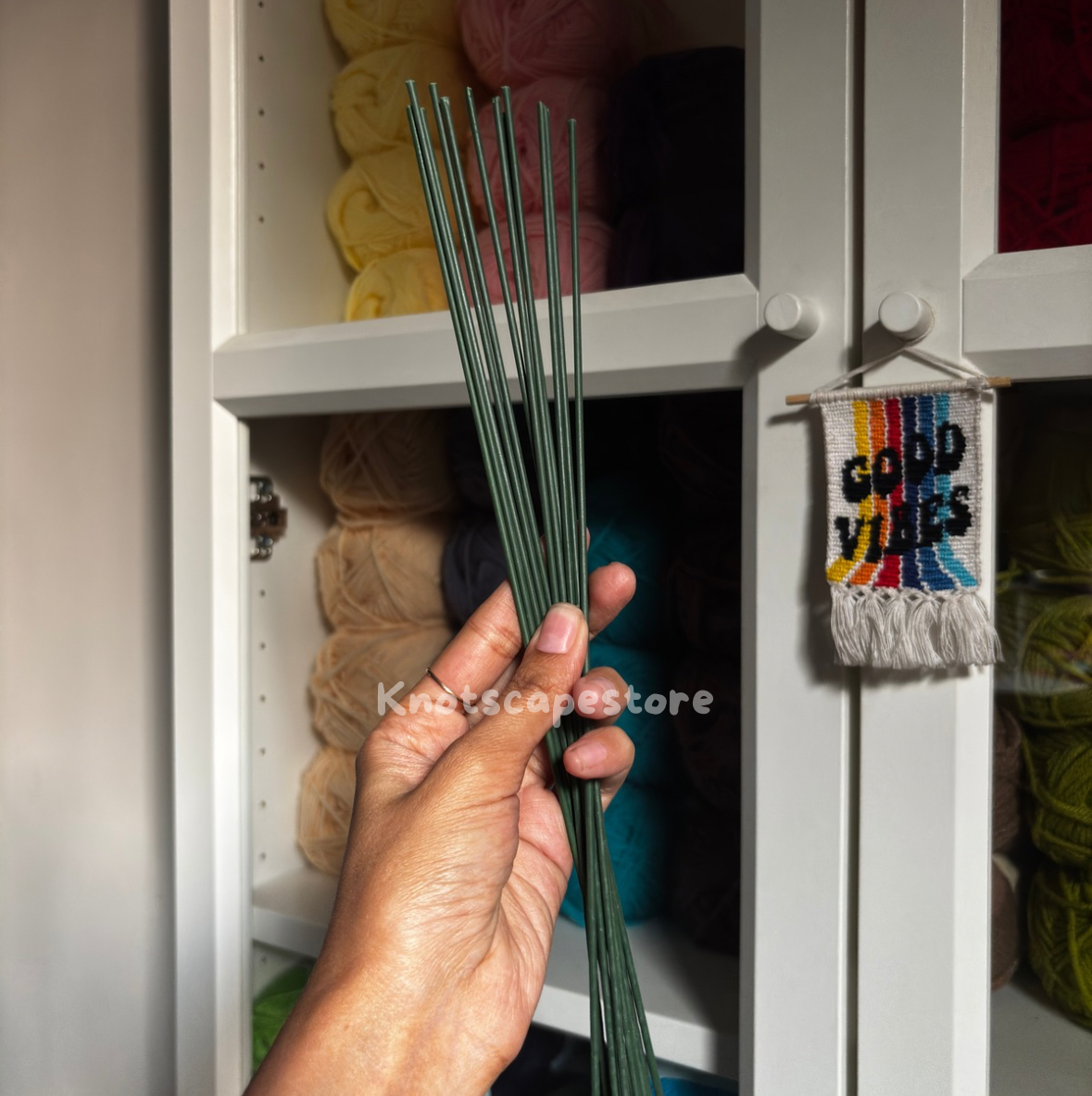 Crochet Flower Stems