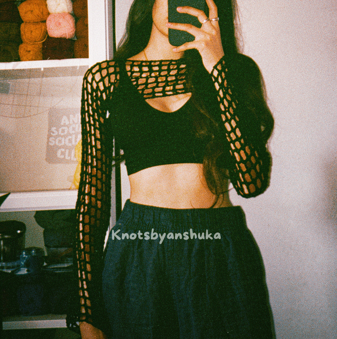 Handmade Crochet Sleeves – Long Sleeve Top