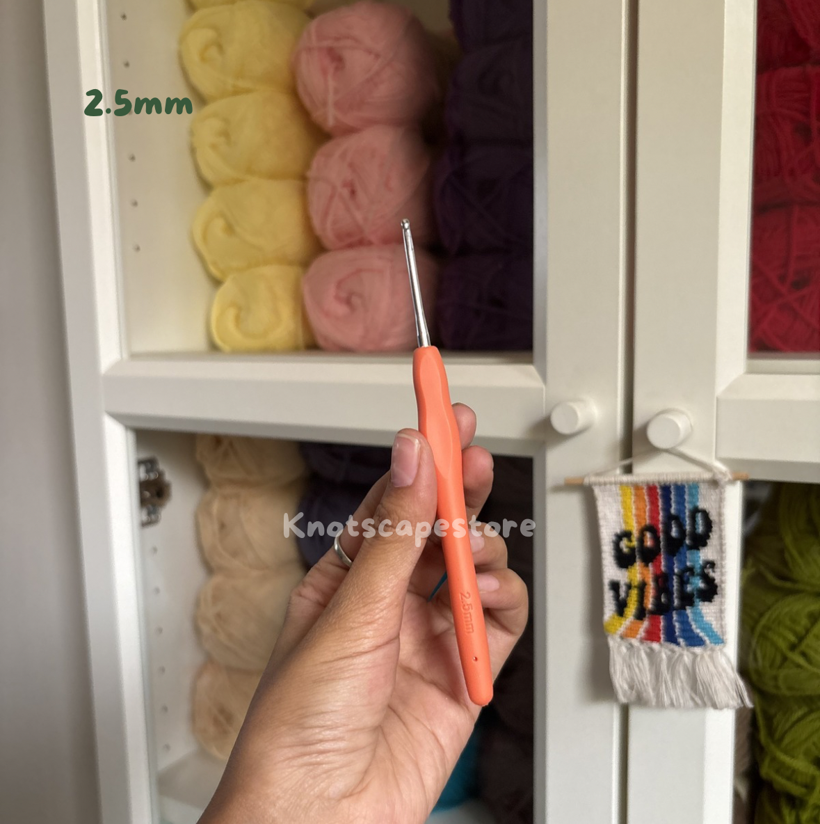 Ergonomic Crochet Hooks Set with Soft Grip | Multiple Sizes