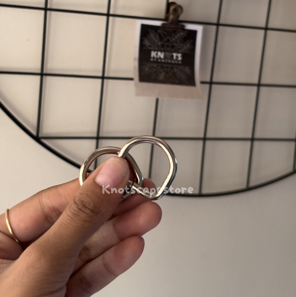 Metal Bag Rings